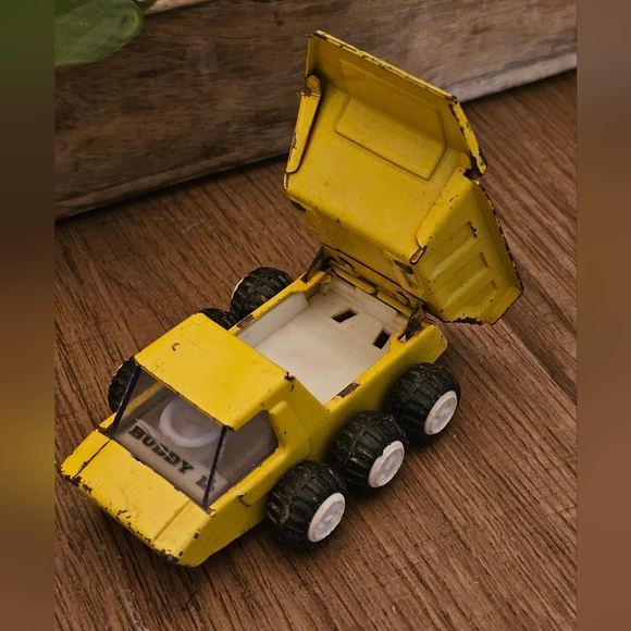 Buddy L Dump Truck Yellow Vtg 70s Car Toy Vehicle Japan Made Metal Die‎ Cast - Picture 1 of 1